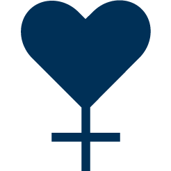 Ikon som representerar behovet Kvinnohälsa