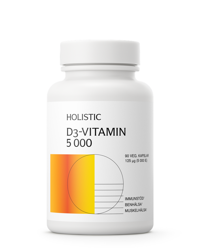 D3-vitamin 5000, 90 kapslar