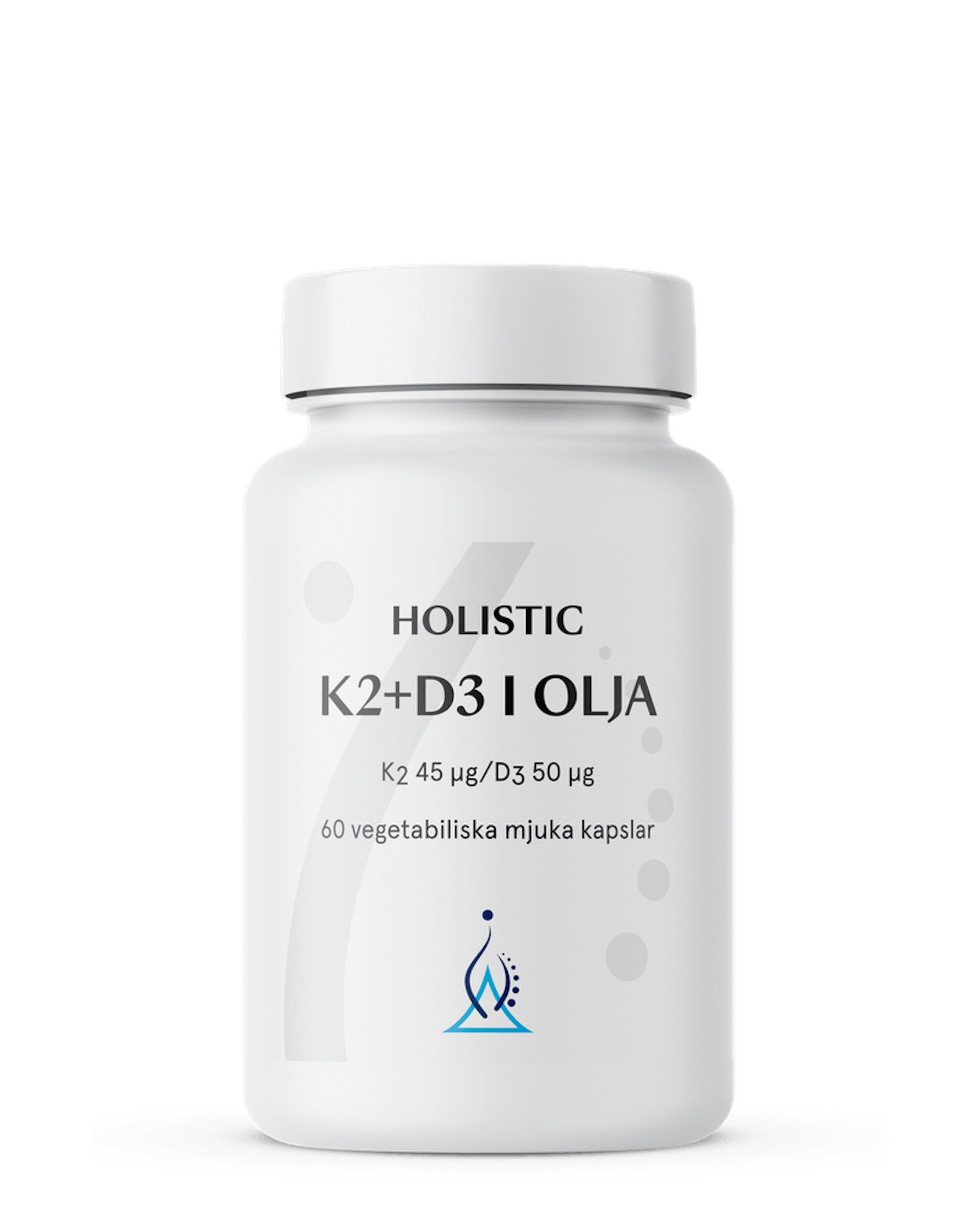 K2+D3-vitamin i olja, 60 kapslar (1 av 1)