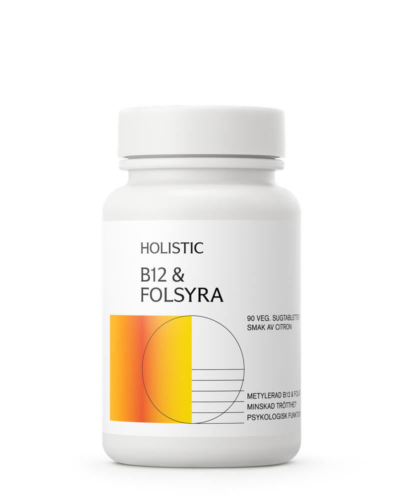 B12 & Folsyra, 90 sugtabletter
