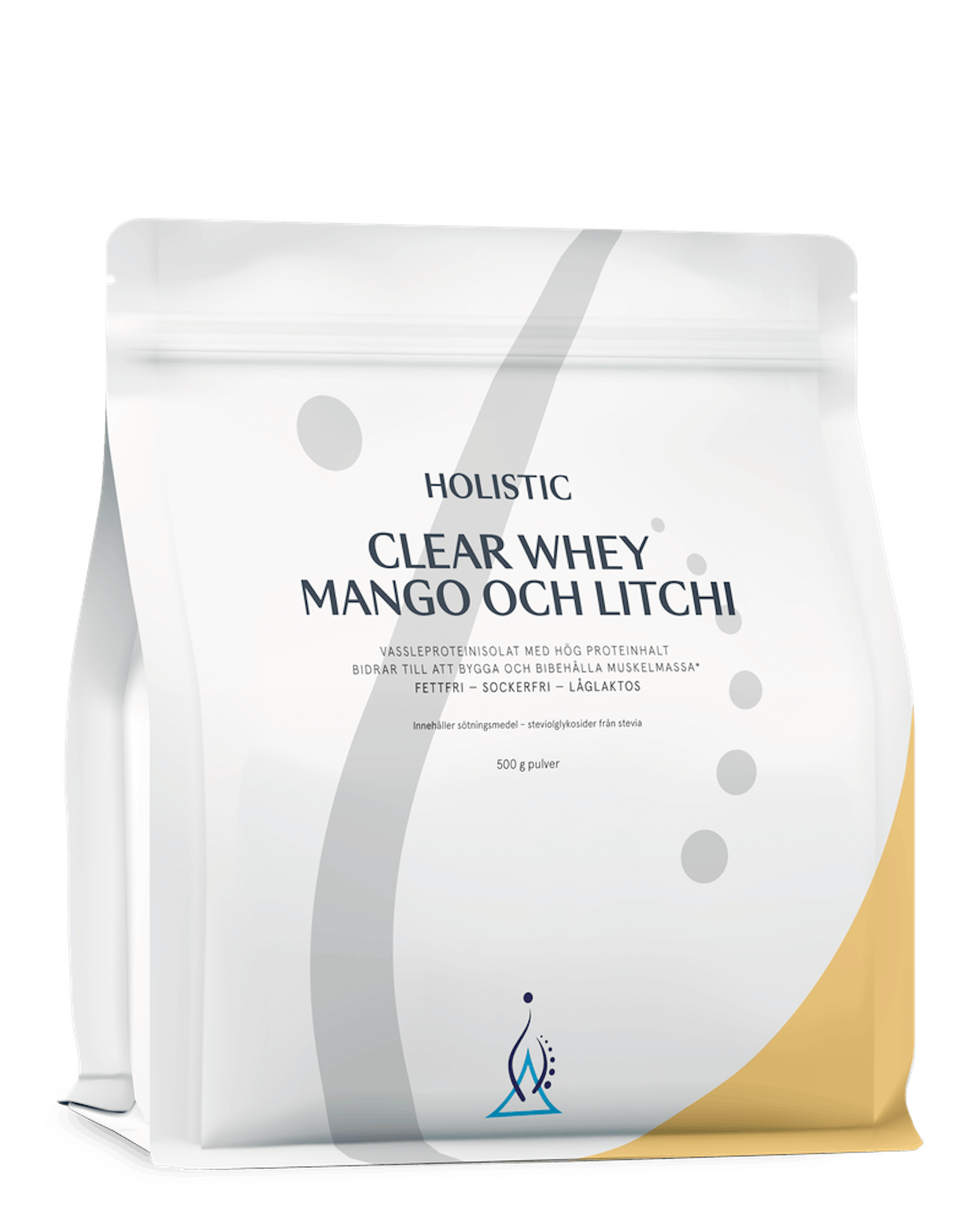 Clear Whey vassleproteinisolat mango och litchi, 500g (1 av 1)