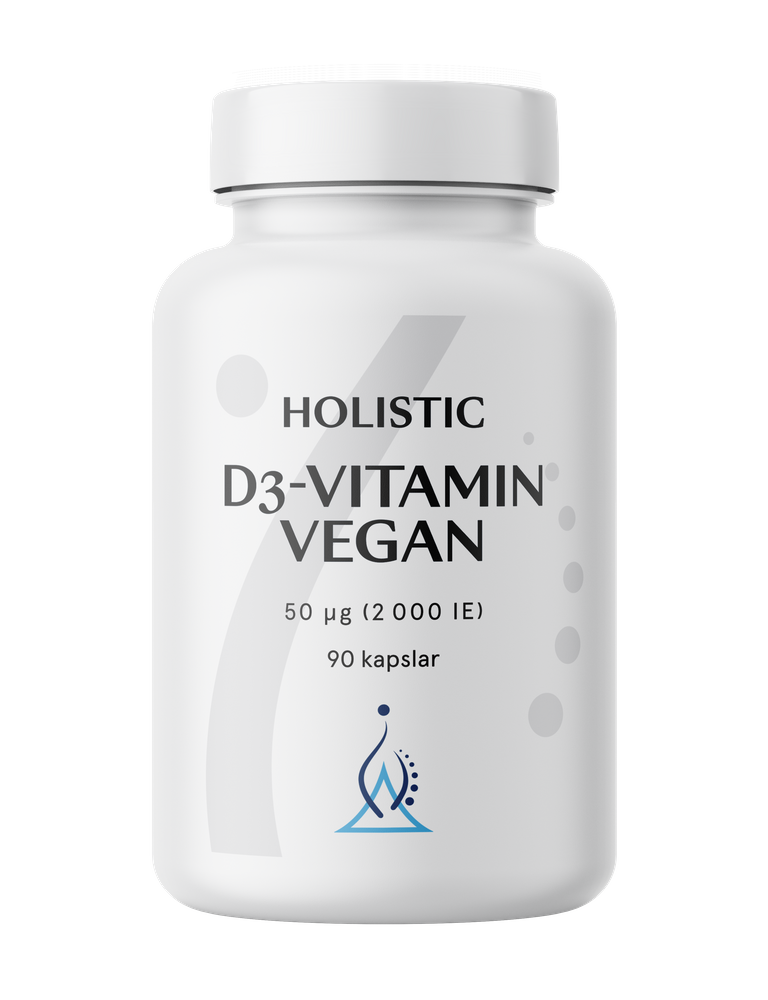 D3-vitamin vegan 2000, 90 kapslar