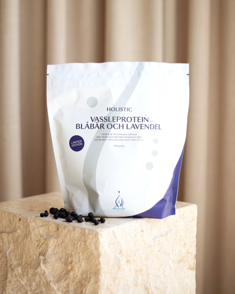 Vassleprotein blåbär och lavendel, 750 g (2 av 2)